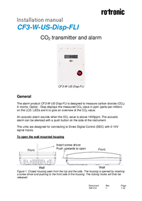 Thumbnail of document Manual - CF3 Series CO2 Transmitters